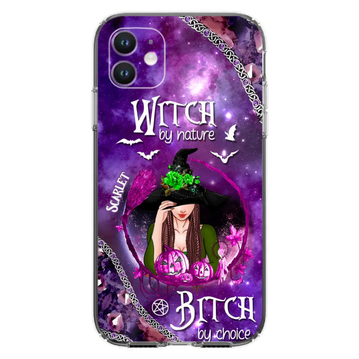 Custom Personalized Stick My Broom Witch Phone Case - Halloween Gift Idea - Case For iPhone And Samsung - Witch By Nature