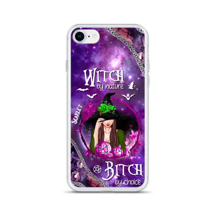 Custom Personalized Stick My Broom Witch Phone Case - Halloween Gift Idea - Case For iPhone And Samsung - Witch By Nature