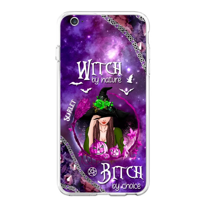 Custom Personalized Stick My Broom Witch Phone Case - Halloween Gift Idea - Case For iPhone And Samsung - Witch By Nature