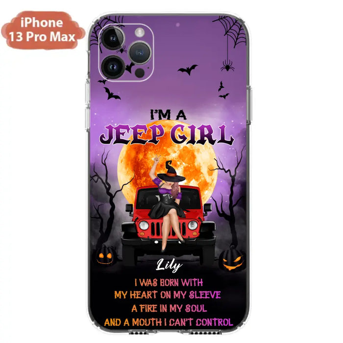 Custom Personalized Off-road Girl Phone Case  - Halloween Gift Idea For Off-road Lovers - Case for iPhone/Samsung