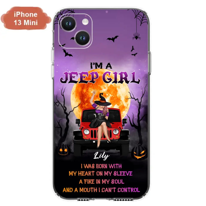 Custom Personalized Off-road Girl Phone Case  - Halloween Gift Idea For Off-road Lovers - Case for iPhone/Samsung