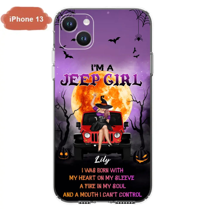 Custom Personalized Off-road Girl Phone Case  - Halloween Gift Idea For Off-road Lovers - Case for iPhone/Samsung