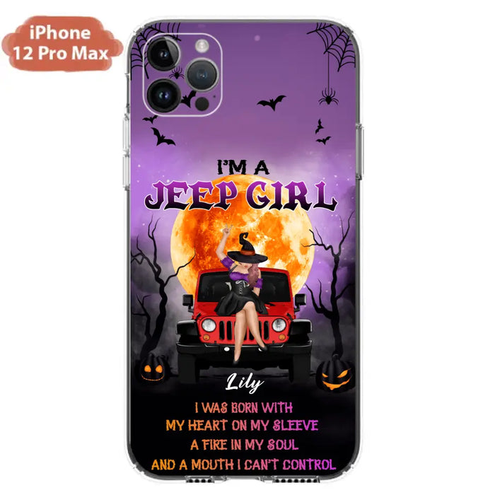 Custom Personalized Off-road Girl Phone Case  - Halloween Gift Idea For Off-road Lovers - Case for iPhone/Samsung
