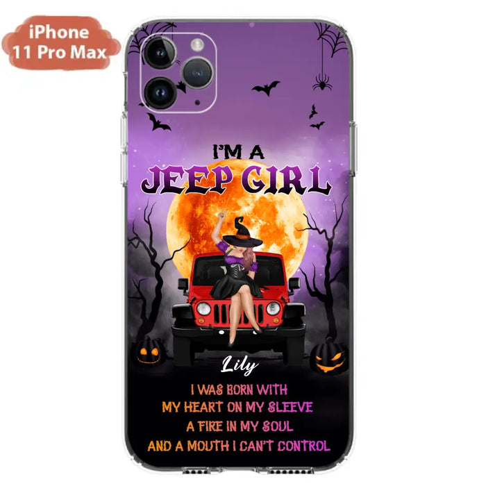 Custom Personalized Off-road Girl Phone Case  - Halloween Gift Idea For Off-road Lovers - Case for iPhone/Samsung
