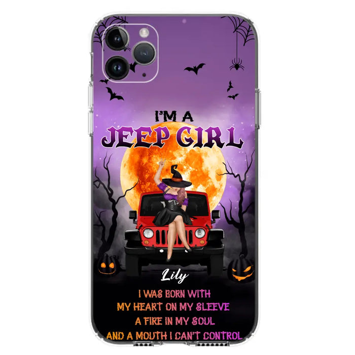 Custom Personalized Off-road Girl Phone Case  - Halloween Gift Idea For Off-road Lovers - Case for iPhone/Samsung