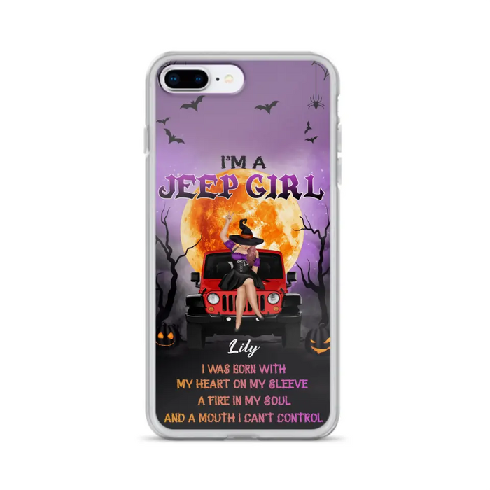 Custom Personalized Off-road Girl Phone Case  - Halloween Gift Idea For Off-road Lovers - Case for iPhone/Samsung