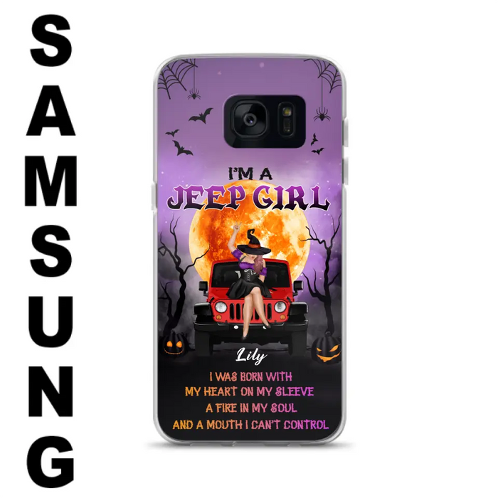 Custom Personalized Off-road Girl Phone Case  - Halloween Gift Idea For Off-road Lovers - Case for iPhone/Samsung