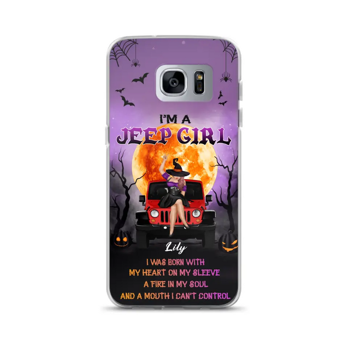 Custom Personalized Off-road Girl Phone Case  - Halloween Gift Idea For Off-road Lovers - Case for iPhone/Samsung
