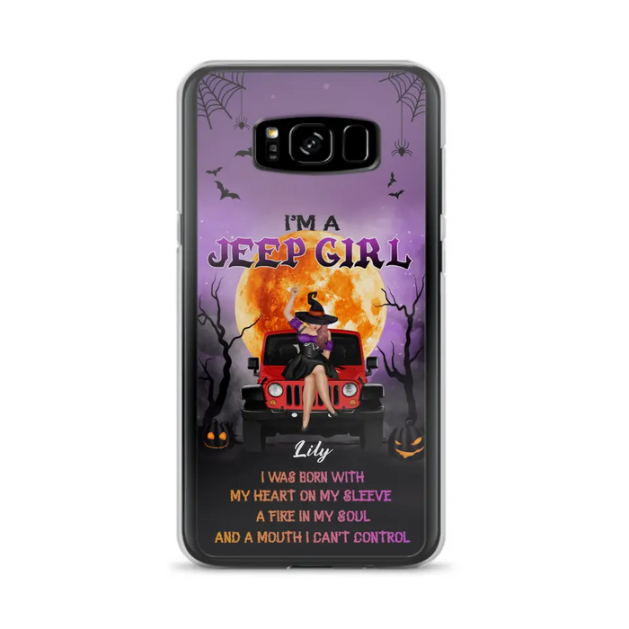 Custom Personalized Off-road Girl Phone Case  - Halloween Gift Idea For Off-road Lovers - Case for iPhone/Samsung
