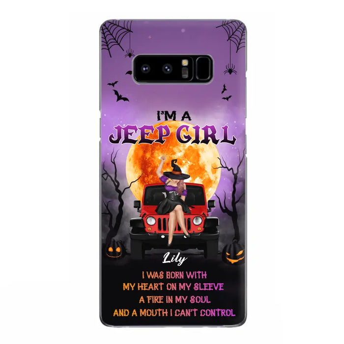 Custom Personalized Off-road Girl Phone Case  - Halloween Gift Idea For Off-road Lovers - Case for iPhone/Samsung