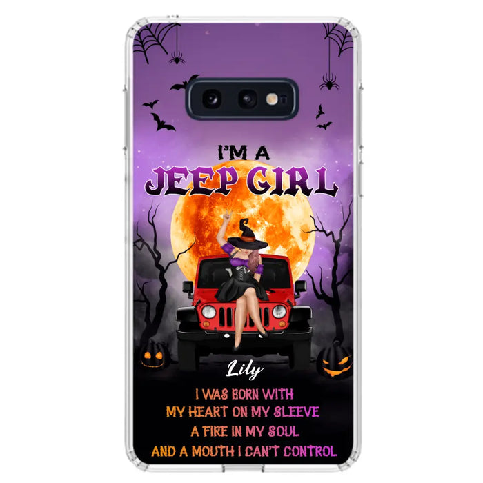 Custom Personalized Off-road Girl Phone Case  - Halloween Gift Idea For Off-road Lovers - Case for iPhone/Samsung