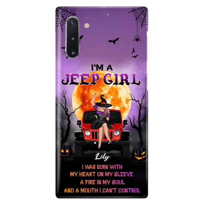 Custom Personalized Off-road Girl Phone Case  - Halloween Gift Idea For Off-road Lovers - Case for iPhone/Samsung