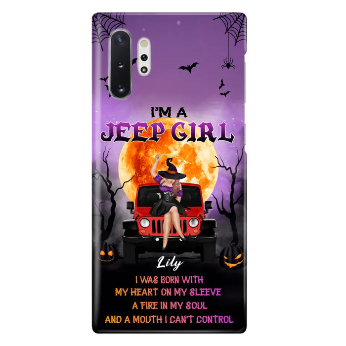 Custom Personalized Off-road Girl Phone Case  - Halloween Gift Idea For Off-road Lovers - Case for iPhone/Samsung