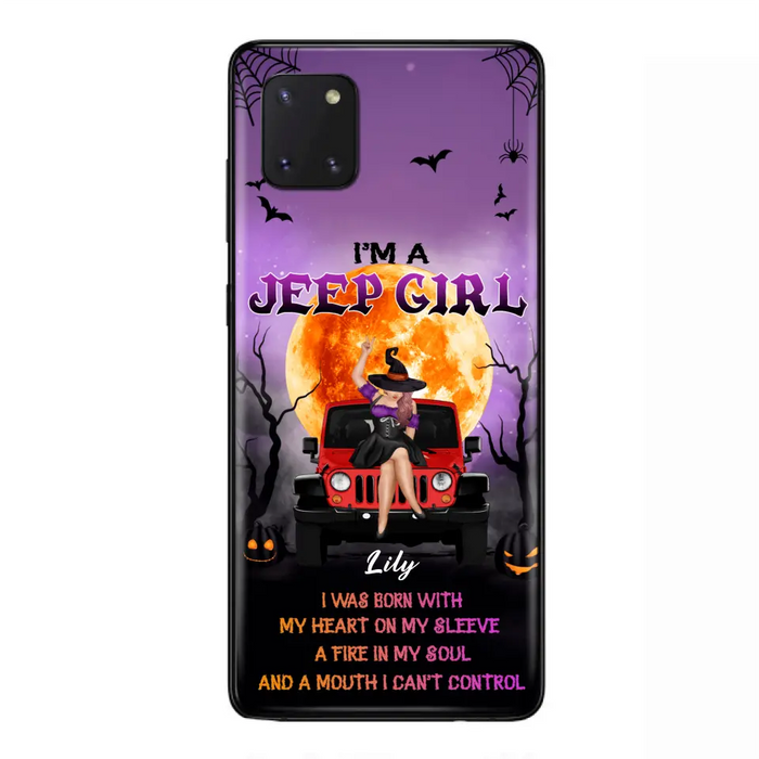 Custom Personalized Off-road Girl Phone Case  - Halloween Gift Idea For Off-road Lovers - Case for iPhone/Samsung
