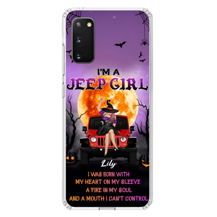 Custom Personalized Off-road Girl Phone Case  - Halloween Gift Idea For Off-road Lovers - Case for iPhone/Samsung
