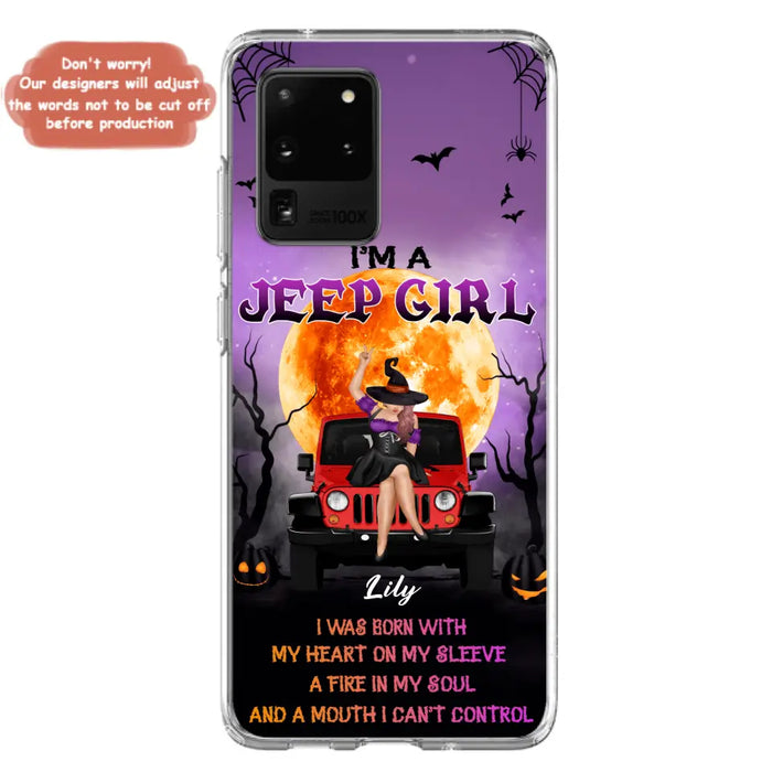 Custom Personalized Off-road Girl Phone Case  - Halloween Gift Idea For Off-road Lovers - Case for iPhone/Samsung