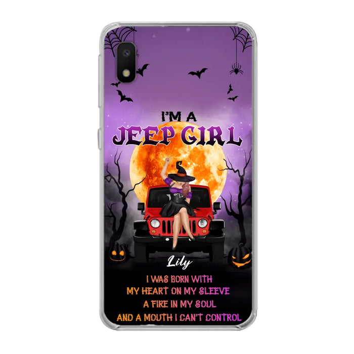 Custom Personalized Off-road Girl Phone Case  - Halloween Gift Idea For Off-road Lovers - Case for iPhone/Samsung