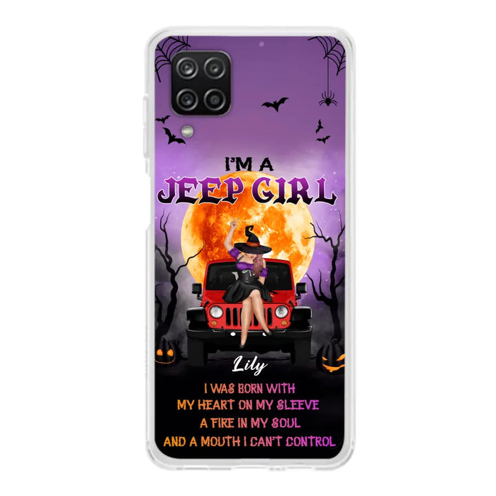 Custom Personalized Off-road Girl Phone Case  - Halloween Gift Idea For Off-road Lovers - Case for iPhone/Samsung