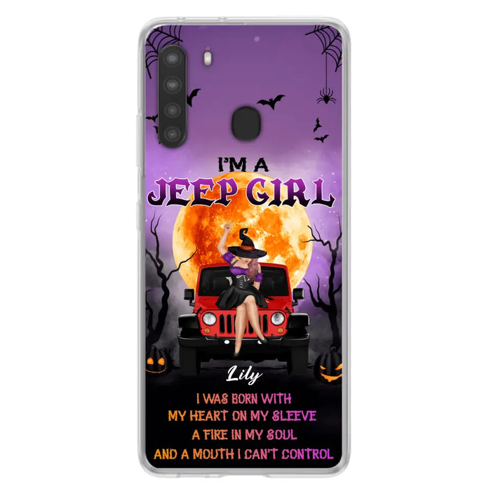 Custom Personalized Off-road Girl Phone Case  - Halloween Gift Idea For Off-road Lovers - Case for iPhone/Samsung