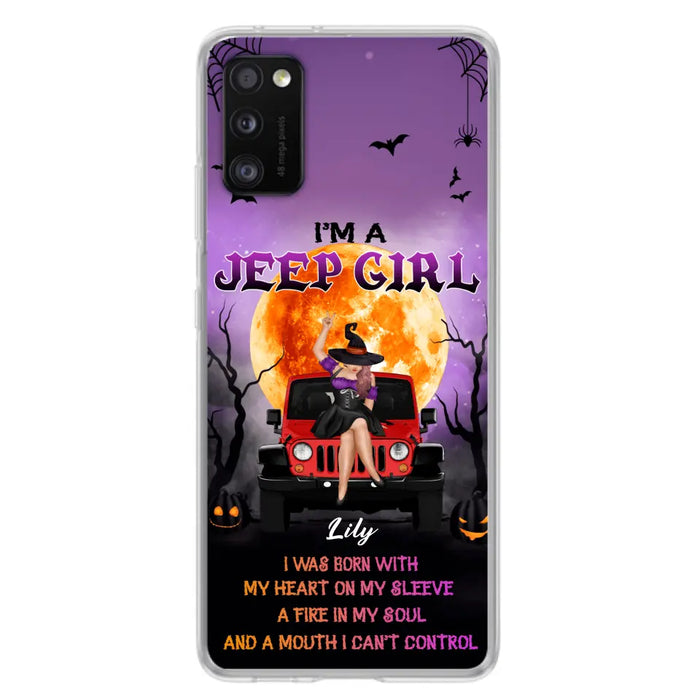 Custom Personalized Off-road Girl Phone Case  - Halloween Gift Idea For Off-road Lovers - Case for iPhone/Samsung