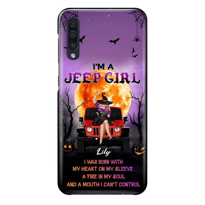 Custom Personalized Off-road Girl Phone Case  - Halloween Gift Idea For Off-road Lovers - Case for iPhone/Samsung