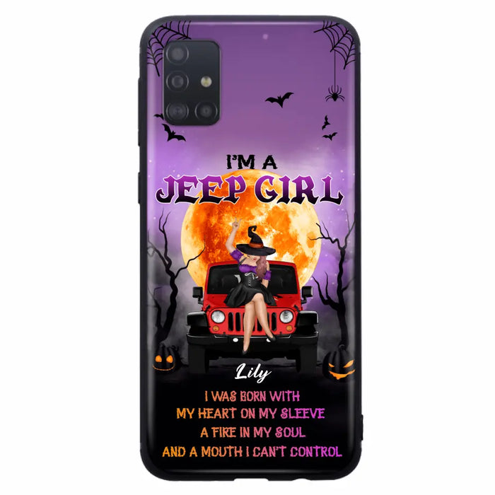 Custom Personalized Off-road Girl Phone Case  - Halloween Gift Idea For Off-road Lovers - Case for iPhone/Samsung