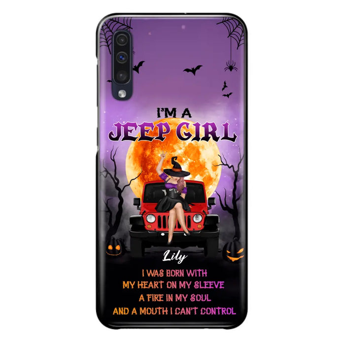 Custom Personalized Off-road Girl Phone Case  - Halloween Gift Idea For Off-road Lovers - Case for iPhone/Samsung
