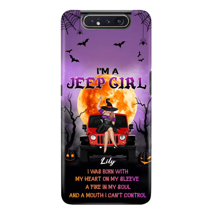 Custom Personalized Off-road Girl Phone Case  - Halloween Gift Idea For Off-road Lovers - Case for iPhone/Samsung