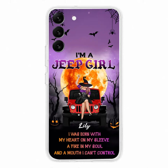 Custom Personalized Off-road Girl Phone Case  - Halloween Gift Idea For Off-road Lovers - Case for iPhone/Samsung