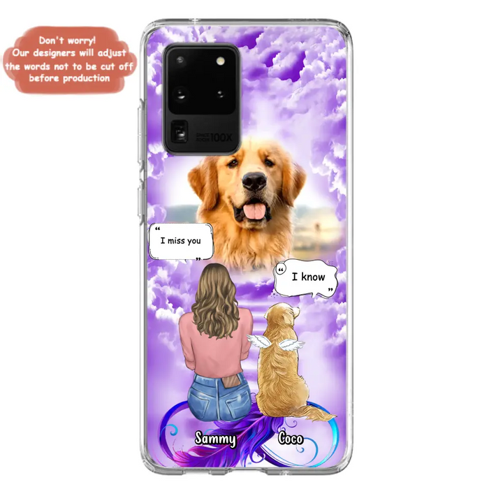 Personalized Memorial Pet iPhone/Samsung Case - Upload Photo - Memorial Gift Idea For Dog/Cat/Rabbit Lover