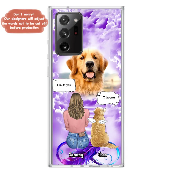 Personalized Memorial Pet iPhone/Samsung Case - Upload Photo - Memorial Gift Idea For Dog/Cat/Rabbit Lover