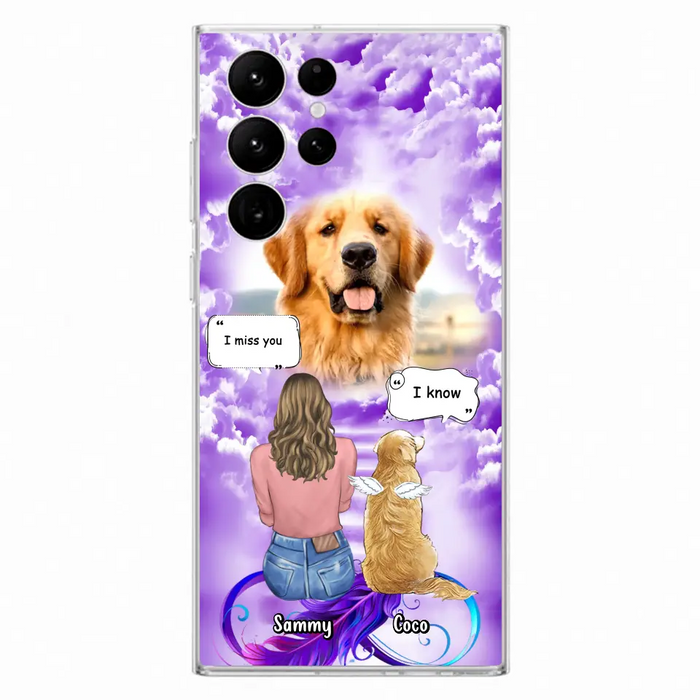 Personalized Memorial Pet iPhone/Samsung Case - Upload Photo - Memorial Gift Idea For Dog/Cat/Rabbit Lover