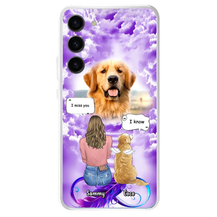 Personalized Memorial Pet iPhone/Samsung Case - Upload Photo - Memorial Gift Idea For Dog/Cat/Rabbit Lover