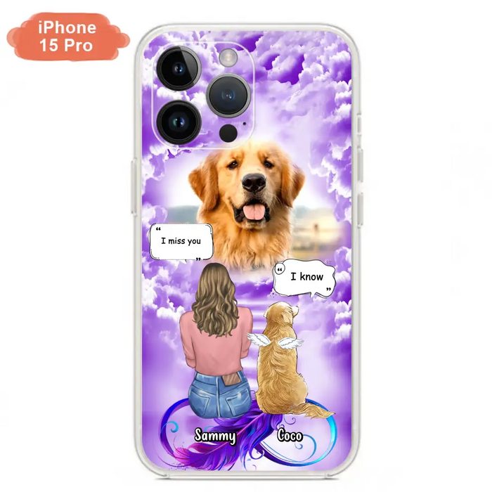 Personalized Memorial Pet iPhone/Samsung Case - Upload Photo - Memorial Gift Idea For Dog/Cat/Rabbit Lover