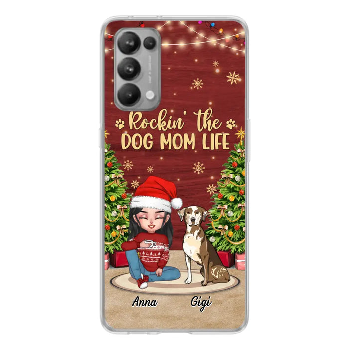 Personalized Dog Mom Phone Case - Christmas Gift Idea For Dogs Lovers - Up to 4 Dogs - Rockin' The Dog Mom Life - Case For Xiaomi/ Oppo/ Huawei