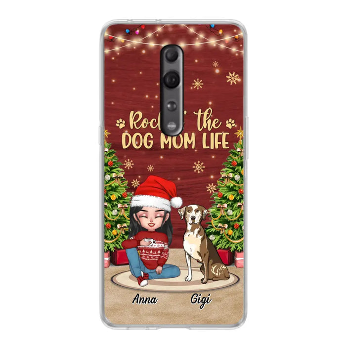 Personalized Dog Mom Phone Case - Christmas Gift Idea For Dogs Lovers - Up to 4 Dogs - Rockin' The Dog Mom Life - Case For Xiaomi/ Oppo/ Huawei