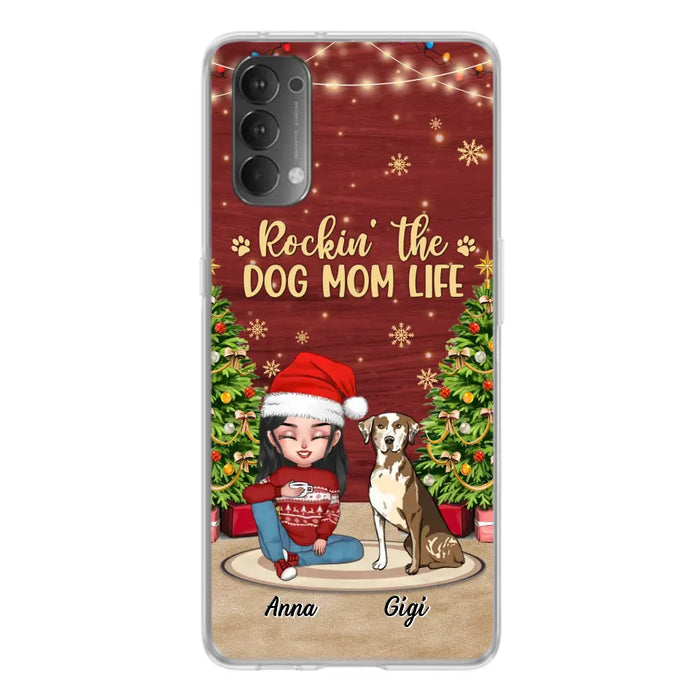 Personalized Dog Mom Phone Case - Christmas Gift Idea For Dogs Lovers - Up to 4 Dogs - Rockin' The Dog Mom Life - Case For Xiaomi/ Oppo/ Huawei