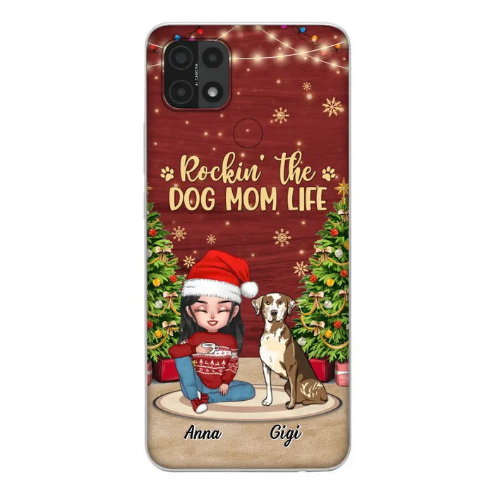 Personalized Dog Mom Phone Case - Christmas Gift Idea For Dogs Lovers - Up to 4 Dogs - Rockin' The Dog Mom Life - Case For Xiaomi/ Oppo/ Huawei
