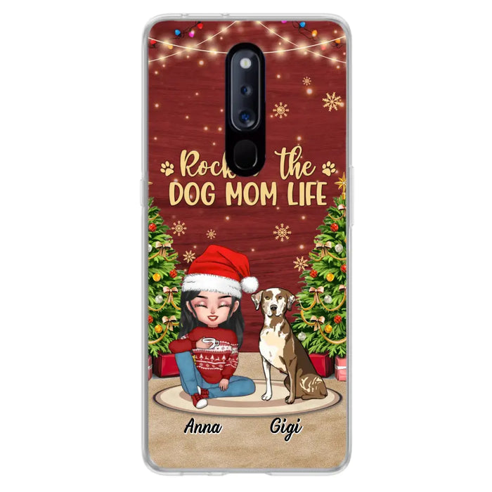Personalized Dog Mom Phone Case - Christmas Gift Idea For Dogs Lovers - Up to 4 Dogs - Rockin' The Dog Mom Life - Case For Xiaomi/ Oppo/ Huawei