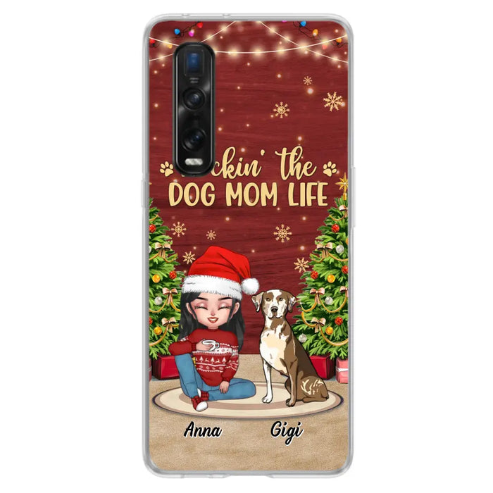 Personalized Dog Mom Phone Case - Christmas Gift Idea For Dogs Lovers - Up to 4 Dogs - Rockin' The Dog Mom Life - Case For Xiaomi/ Oppo/ Huawei