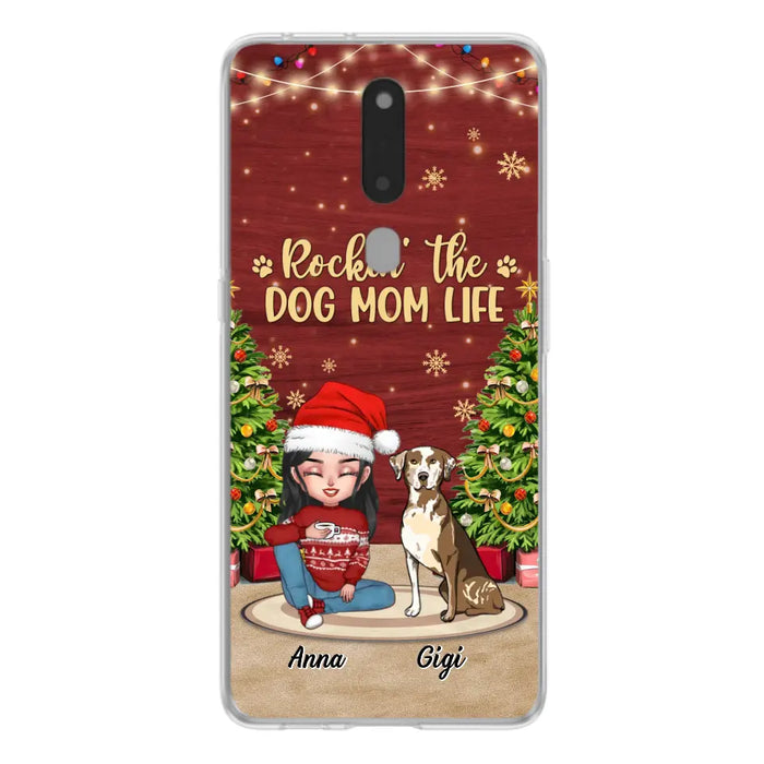 Personalized Dog Mom Phone Case - Christmas Gift Idea For Dogs Lovers - Up to 4 Dogs - Rockin' The Dog Mom Life - Case For Xiaomi/ Oppo/ Huawei