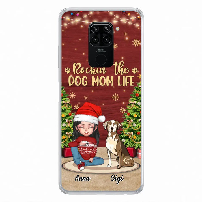 Personalized Dog Mom Phone Case - Christmas Gift Idea For Dogs Lovers - Up to 4 Dogs - Rockin' The Dog Mom Life - Case For Xiaomi/ Oppo/ Huawei