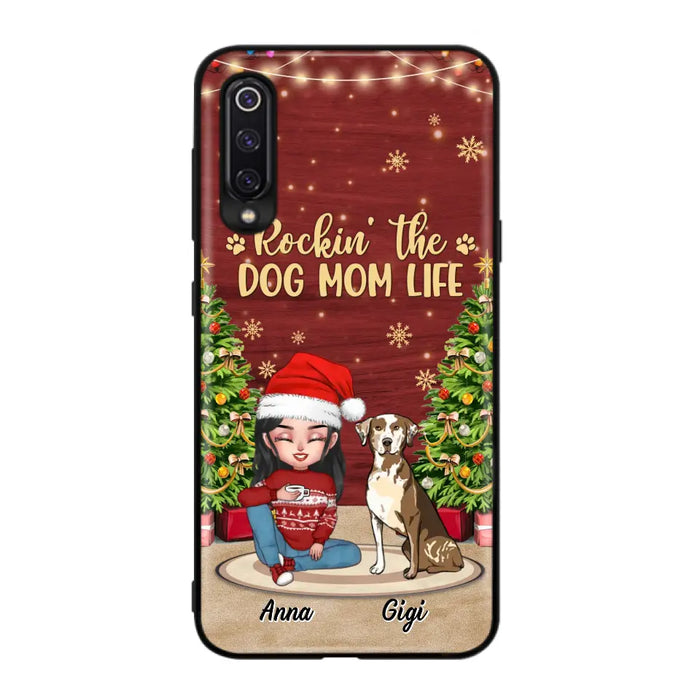 Personalized Dog Mom Phone Case - Christmas Gift Idea For Dogs Lovers - Up to 4 Dogs - Rockin' The Dog Mom Life - Case For Xiaomi/ Oppo/ Huawei