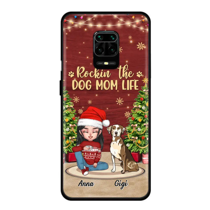 Personalized Dog Mom Phone Case - Christmas Gift Idea For Dogs Lovers - Up to 4 Dogs - Rockin' The Dog Mom Life - Case For Xiaomi/ Oppo/ Huawei