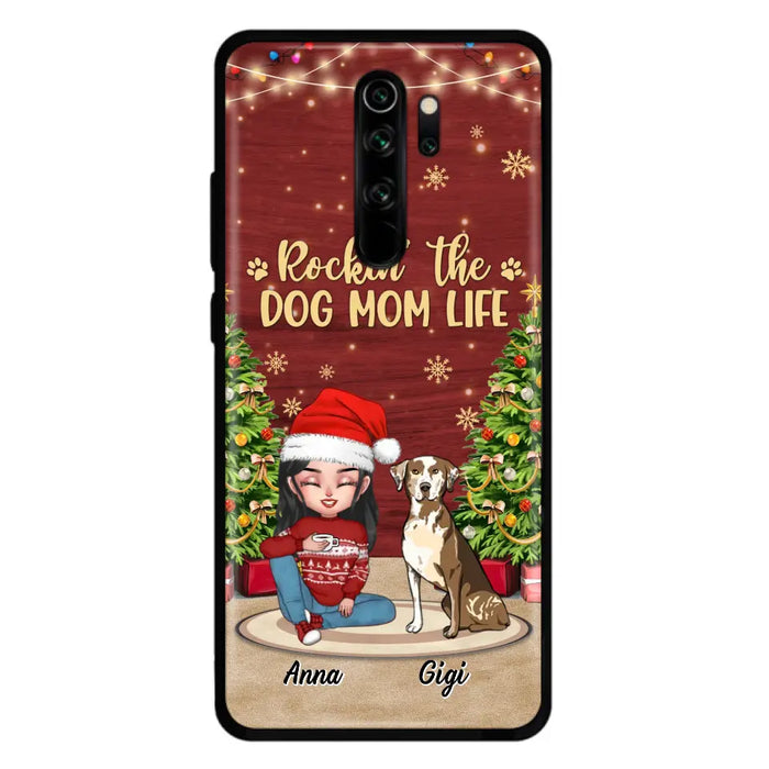 Personalized Dog Mom Phone Case - Christmas Gift Idea For Dogs Lovers - Up to 4 Dogs - Rockin' The Dog Mom Life - Case For Xiaomi/ Oppo/ Huawei