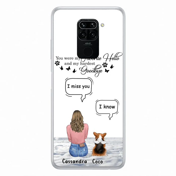Personalized Pet Phone Case - Up to 4 Pets - Gift Idea For Couple/Dog/Cat Lover - You Were My Favorite Hello And My Hardest Goodbye - Case For Oppo/Xiaomi/Huawei