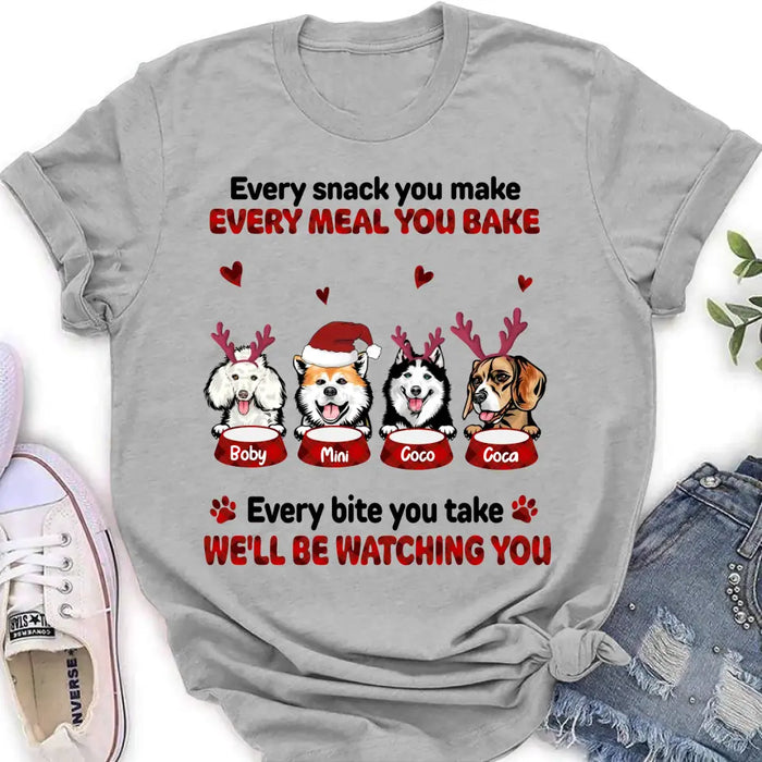 Personalized Pet Shirt/Hoodie - Gift Idea For Pet Lovers - Up to 4 Pets/Cats/Dogs - I'll Be Watching You