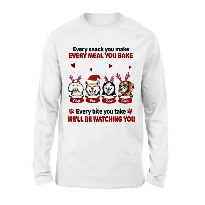 Personalized Pet Shirt/Hoodie - Gift Idea For Pet Lovers - Up to 4 Pets/Cats/Dogs - I'll Be Watching You