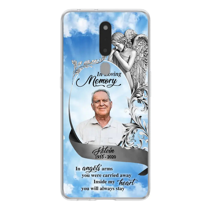 Custom Personalized Memorial Photo Phone Case - Memorial Gift Idea for Family - Inside My Heart You Will Always Stay - Case For Oppo/Xiaomi/Huawei