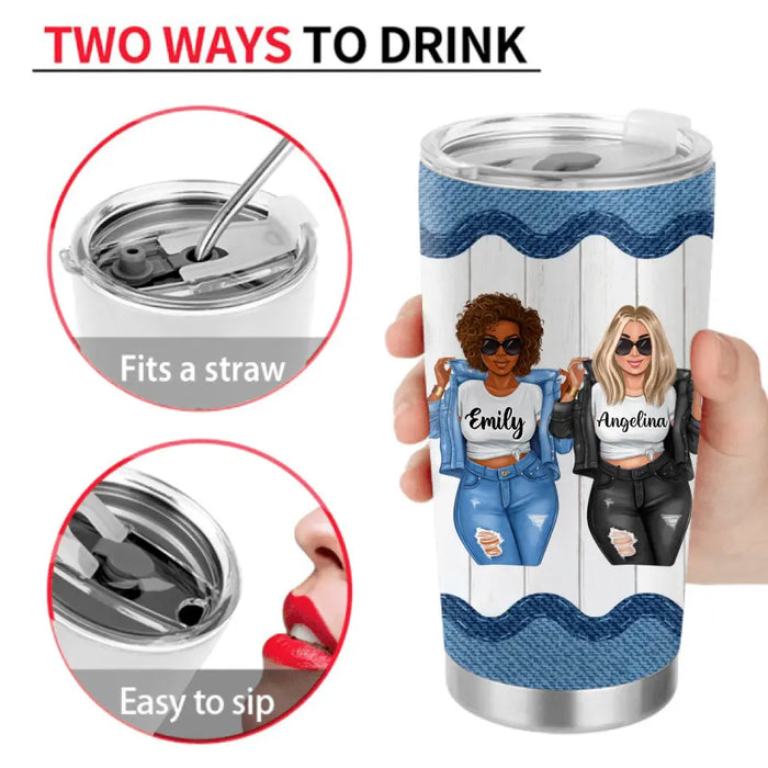 Personalized Besties Tumbler - Gift Idea For Friends/Sisters/Besties - Thank You For Being The Piss In My Pants